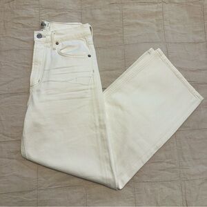 Agolde Ren Wide Leg Jeans White Wash - 25